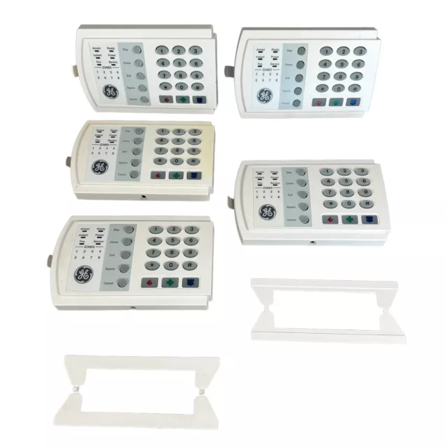 Lot of 5 CADDX NX-108E NX-124a ALARM FIRE SECURITY BURGLAR Keypad Touchpad AS IS