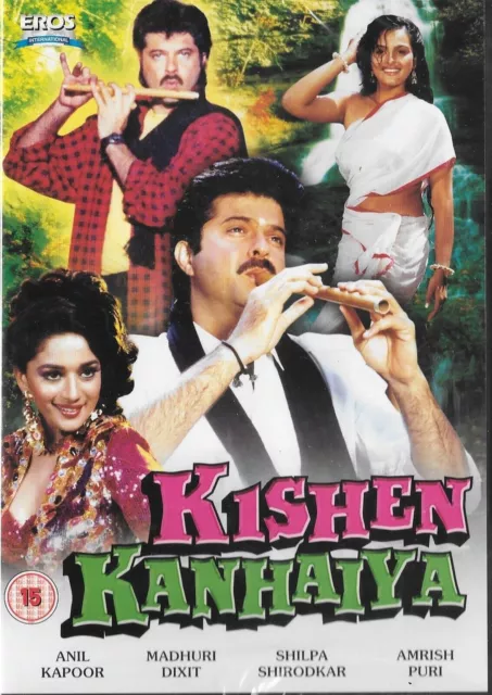 Kishen Kanhaiya - Anil Kapoor - Madhuri Dixit - New Bollywood Dvd - Free Uk Post