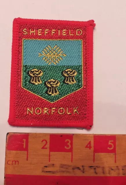 Vintage Boy Scouts Sheffield Norfolk District County Area Badge (D)
