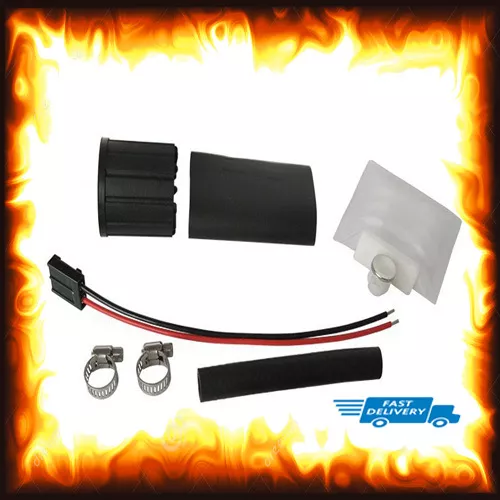 Walbro GSS342 255 Fuel Pump In Tank Filter Sock Wire Harness Rubber Kit Turbo