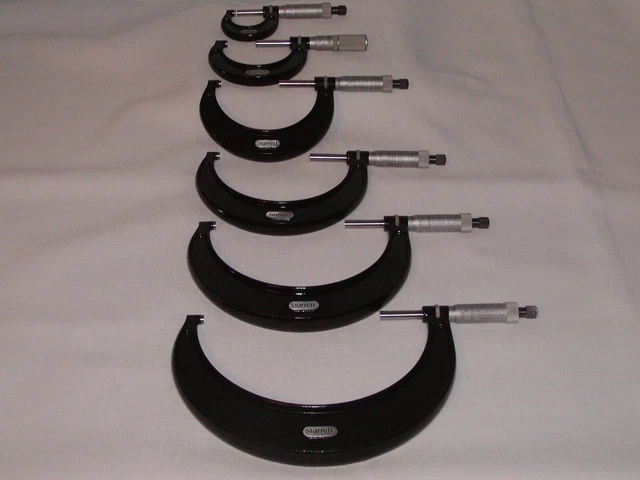 Starrett #S436Crlz Outside Micrometer Set