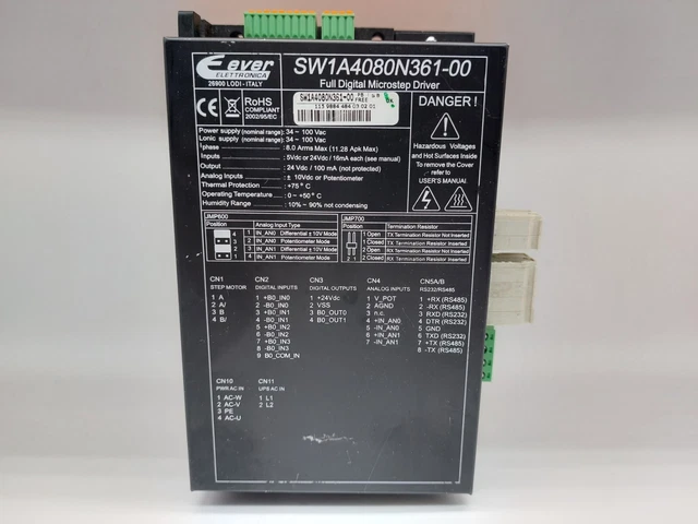 EVER ELECTRONICA  SW1A4080N361-00 Full Digital Microstep Driver