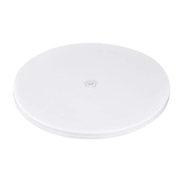 12" Giratorio Soporte con Acero Bolas Rodamientos Lazy Susan Base, Blanco