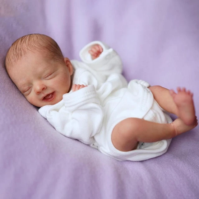 Soft Touch Unfinished Reborn Doll Kit Hand-assembled Infant Real Emotions Baby