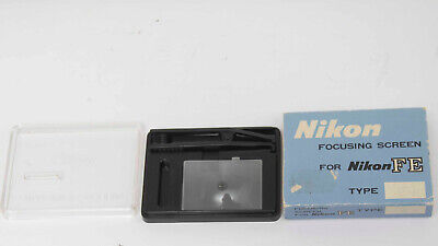Lente de pantalla de enfoque Nikon FE para Nikon FE tipo K con embalaje original n.o 633