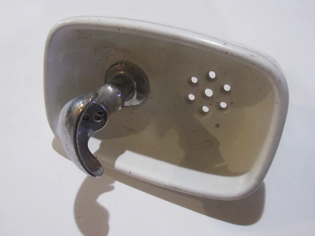 Vtg Crane Thurstend Porcelain Water Drinking Fountain Bubbler Small White Rare