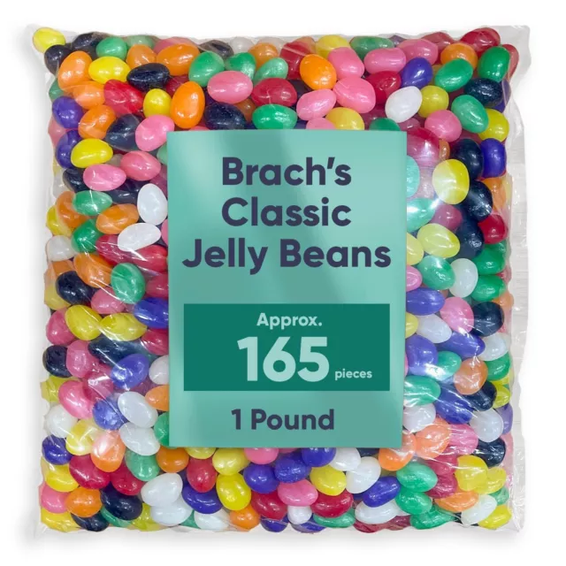 Brachs Classic Jelly Beans - 1 Pound Bulk Bag Of Jelly Beans Candy - Perfect For