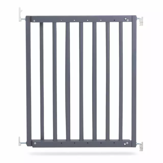 Geuther Türschutzgitter Treppenschutzgitter Kindersicherung Baby 63-103,5cm Grau