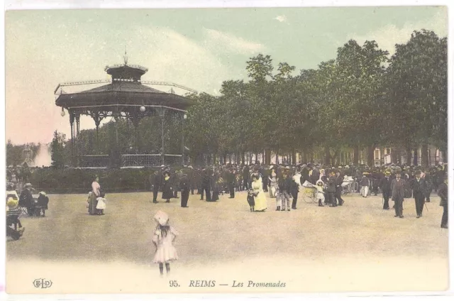 CPA 51 - REIMS (Marne) - 95. Les Promenades - Animated