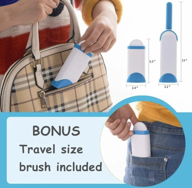 Pet Hair Remover Sofa Clothes Lint Cleaning Brush Dog Cat Fur Cleaner Reusable 4