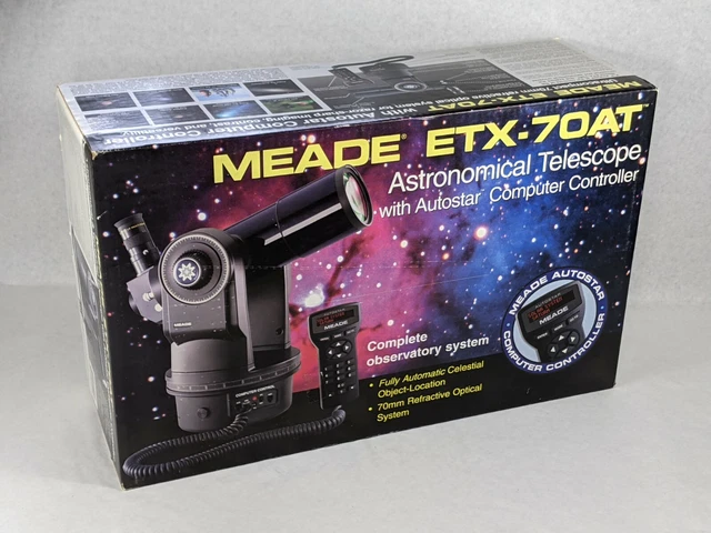 MEADE ETX 70 AT Telescopio con rifrattore controller hobby