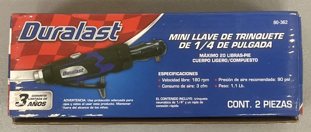 Duralast 1/4” Drive Mini Air Ratchet 2