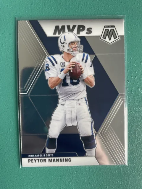 Peyton Manning MVP #299 Indianapolis Colts 2020 Panini Mosaic