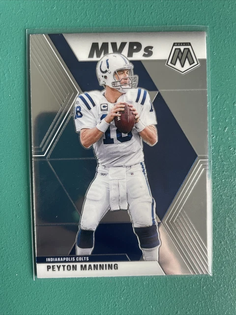 Peyton Manning MVP #299 Indianapolis Colts 2020 Panini Mosaic