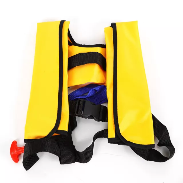 Universal Adult Inflatable Life Jacket Vest Belt for Fishing Boating Kayak