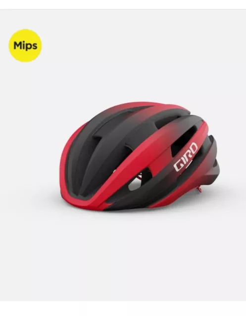 Giro Synthe MIPS II Helmet Road Black/Red Size Small