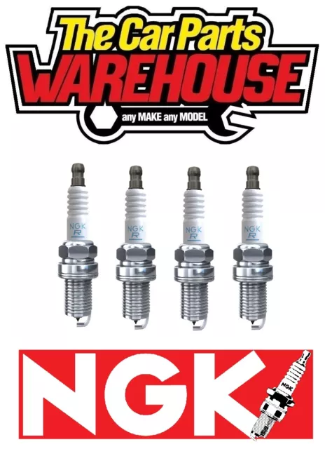 FOUR ( x4 ) GENUINE NGK SPARK PLUGS NGK 2411  / B8ES