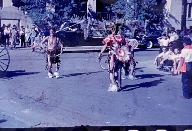 1950 35mm Slide LOT of 3 Santa Fe NM Fiesta Parade Native American