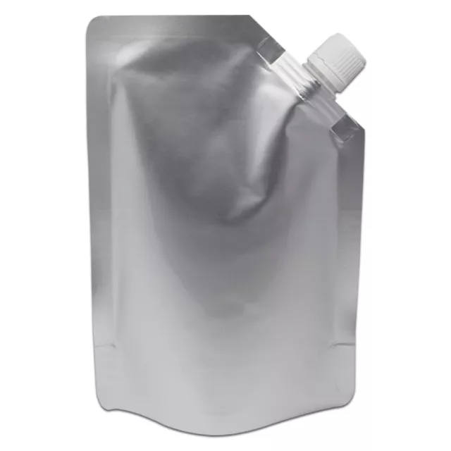 Mylar Foil Spout Bags Stand Up Pouches Doypack Packaging Pure Aluminum Beverage