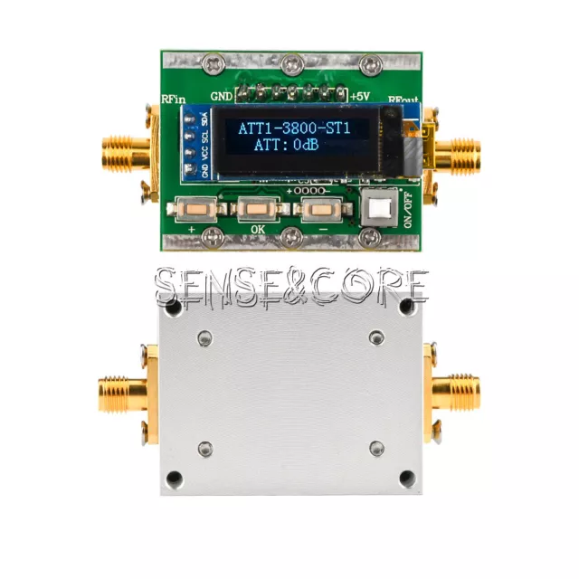 1MHZ-3800MHz Digital Programmable RF Attenuator Control 0-31dB Adjustable 1dB