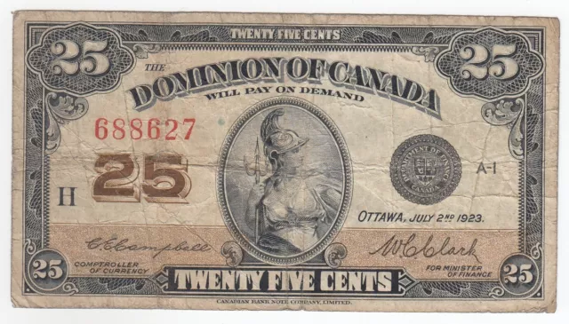 Canada, 25 Cent, 1925, Dominion Von Canada, P11, Seltenst