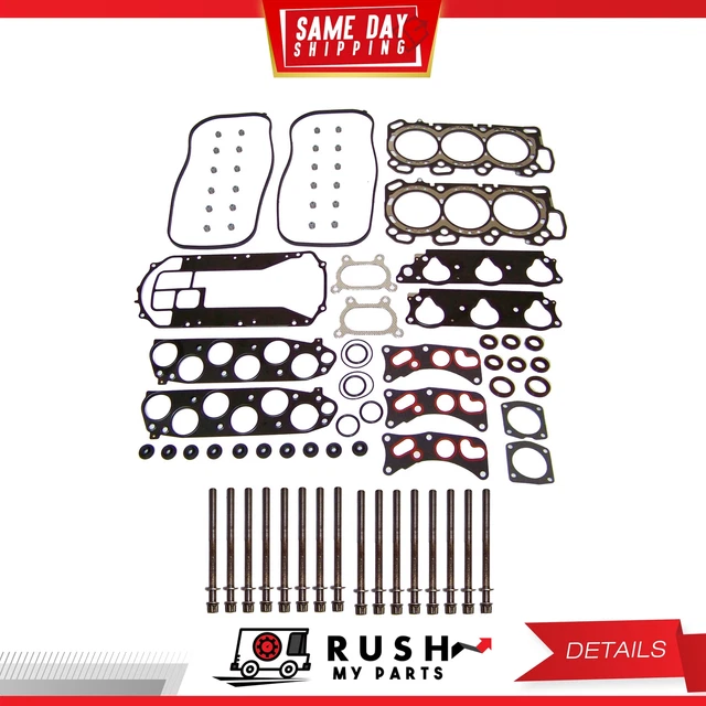 DNJ HGB263 Cylinder Head Set with Head Bolt Kit For 03-10 Acura MDX 3.5L V6 SOHC
