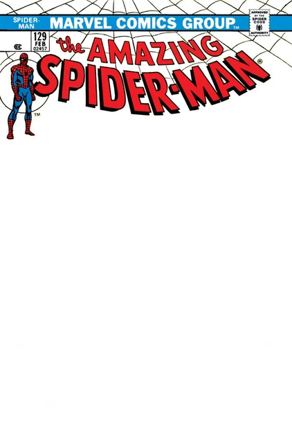 Amazing Spider-Man 129 Unknown Comics Facsimile Edition Exclusive Blank Var (02/