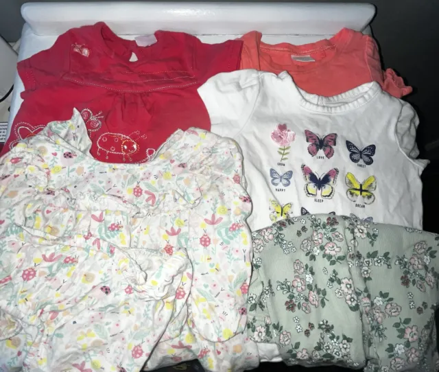 Baby Girls Clothing Bundle Size 3-6 Months Leggings Dress Vest  See Photos 6