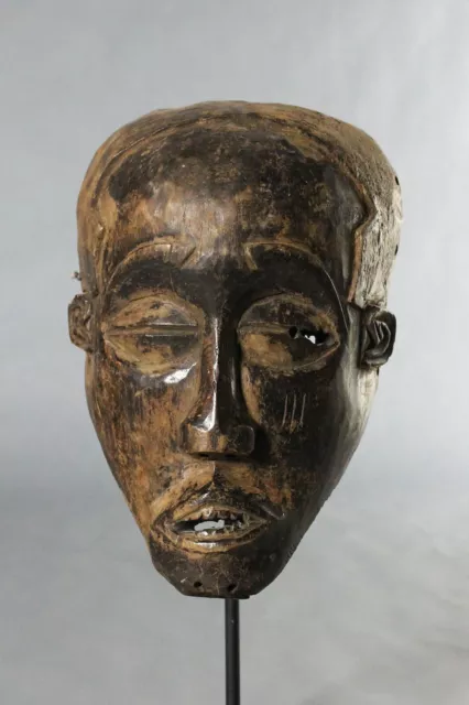 African Tribal Rare Kuba Kete Mask Drc Congo Ex Kadel Col Museum Exhibited