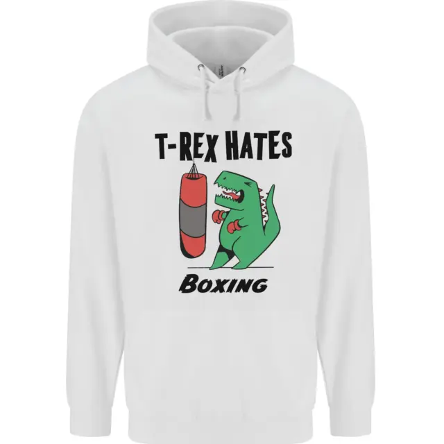 T-Rex Hates Boxing Funny Boxer MMA Sport Childrens Kids Hoodie