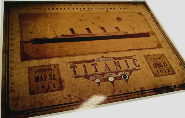 TITANIC COAL WOOD RUSTICLE/HULL STEEL genuine pieces relics artifacts parts from