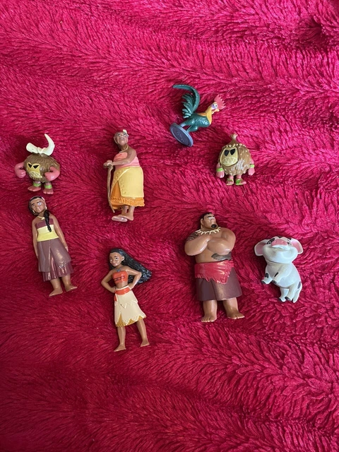 DISNEY MOANA DISNEY Figures Moana Tui Tala HeiHei Cake Toppers £4.99 ...