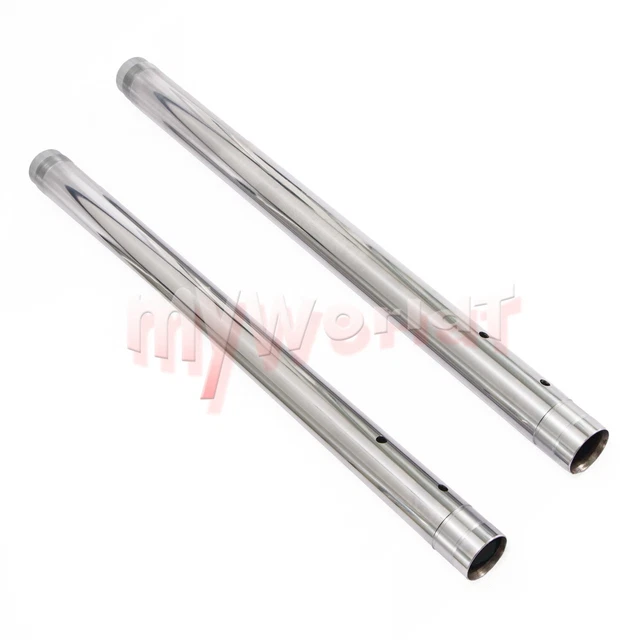 Tuyaux/Tubes De Fourche Intérieurs Pour Honda VTR 1000F Superhawk (1997-2005) - Paire Argentée