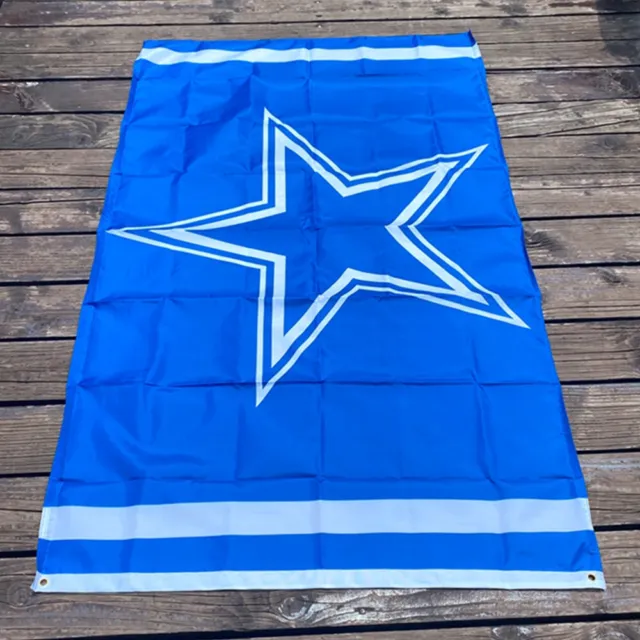 Dallas Cowboys Large Outdoor Hanging NFL 3‘ x 5’ Banner Club Flag
