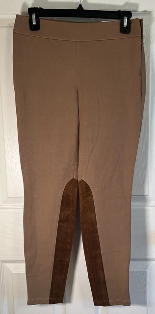 WHITE HOUSE BLACK MARKET Sandalwood Brown Jodphur Chaps The Legging Size 2
