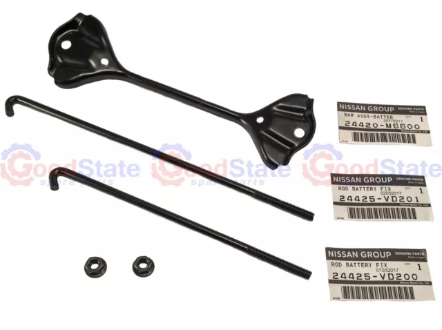 GENUINE Nissan Pathfinder R50 WD21 Maxima J30 A32 Battery Hold Down Clamp Kit