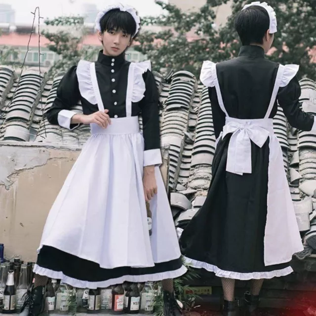 Cafe Costume Party Male Uniform Cosplay Dress Costumes Outfit Maid Costume