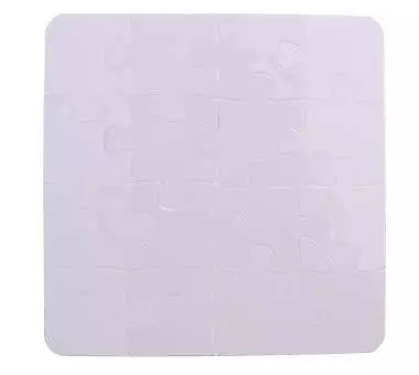 Polymer Dye Sublimation Jigsaw White Custom Craft Square Blank Puzzle 10