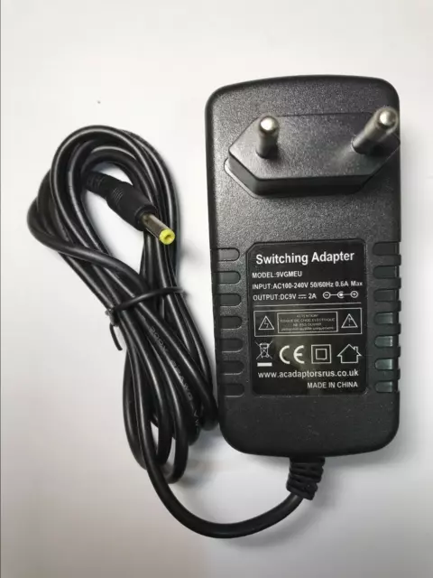 Tesco Technika tk9pdvdss11 Portable DVD Player Mains Charger Power Supply  12V 2A