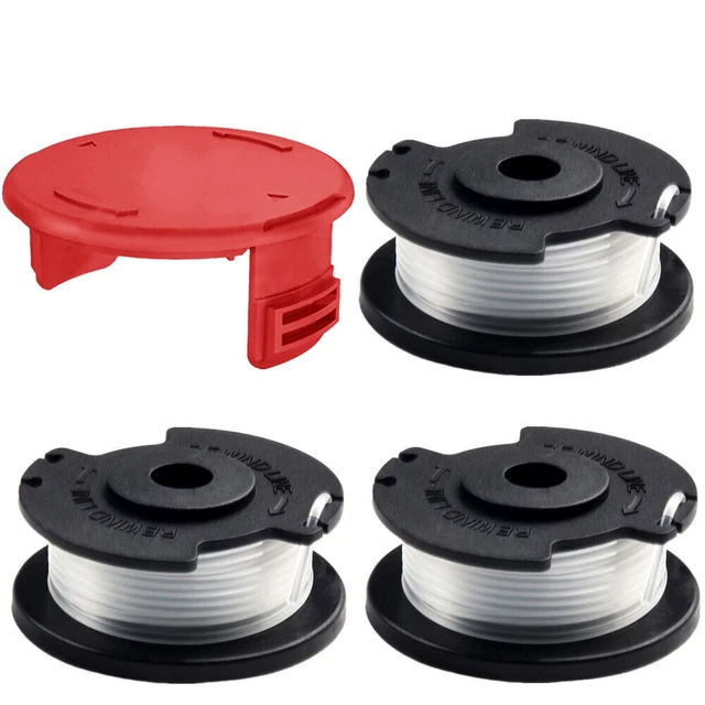 3x Rasentrimmer-Fadenspule Für Einhell – 8 M Schnur, 2 Mm Durchmesser, Nylon (passend Für GE-CT 36/30 Li E U.a.)