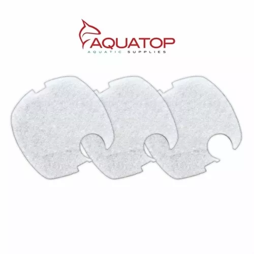 Aquatop Replacement Filter Pads for CF500-UV, 3 Pieces Fine White Aquarium
