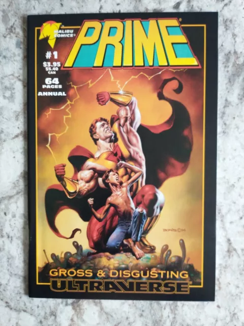 Prime Annual #1 Gross & Disgusting 1st Print VF/NM Malibu Comics