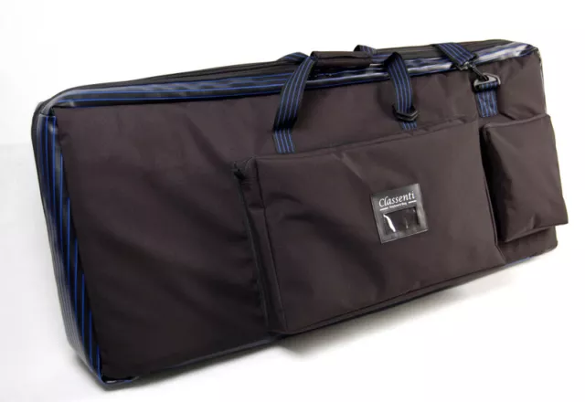 Classenti CKB1 Keyboard Bag, Thick Padded Carry Case, Fits 61 Keys + FREE cover 3