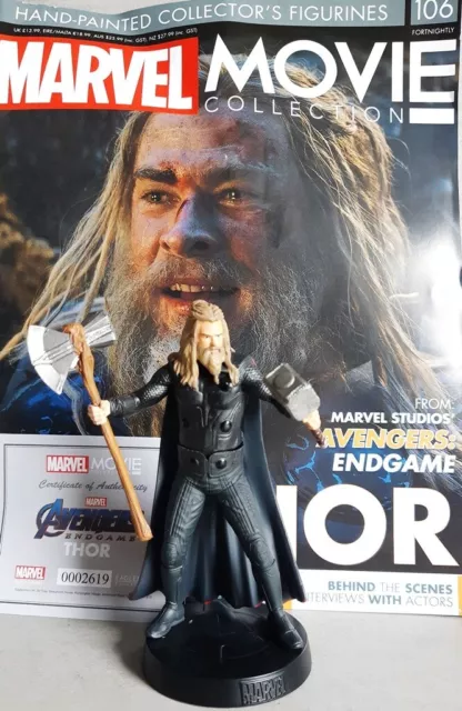 Marvel Movie Collection #33 Thor Figurine (Avengers:Endgame) Eaglemoss Anglais