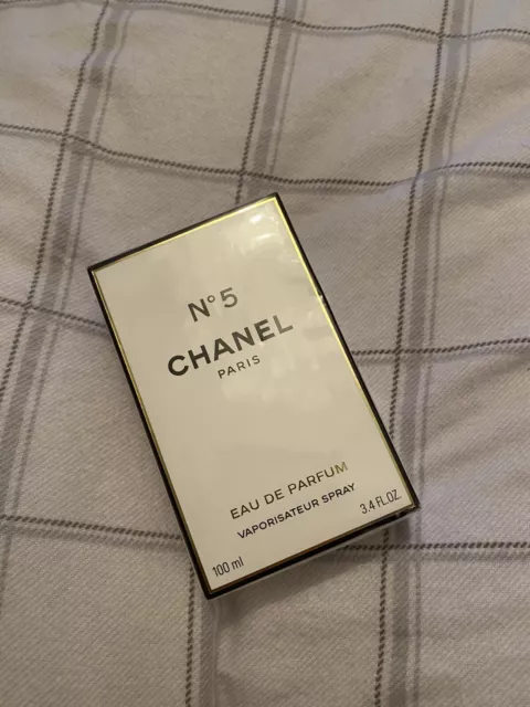CHANEL NO 5 Eau De Parfum Spray 100ml Brand New And Sealed £67.00 - PicClick  UK