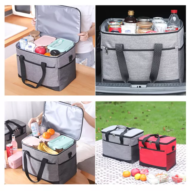 Borsa Termica Borsa Frigo Porta Pranzo 16L Per Picnic Campeggio Spiaggia 3