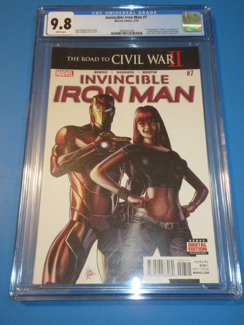 Invincible Iron Man #7 1st Riri Williams Key CGC 9.8 NM/M Gorgeous Gem Wow Hot