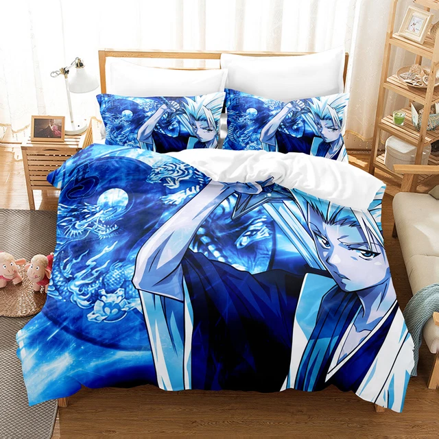 Set biancheria da letto 3D cartone animato anime candeggina set copripiumone singolo doppio re