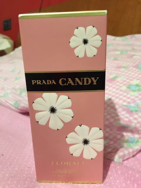 prada candy florale eau de toilette 80 ml . Aperto,mai usato.Spedizione Gratis