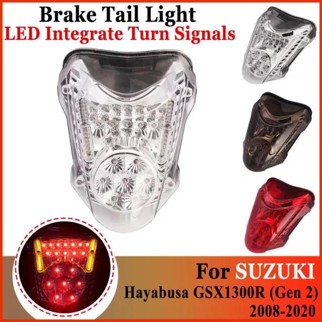 Luz trasera de freno con señales de giro para Suzuki Hayabusa GSX1300R (Generación 2) 2008-2020